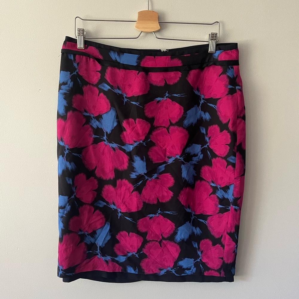 Banana Republic - colorful floral pencil skirt